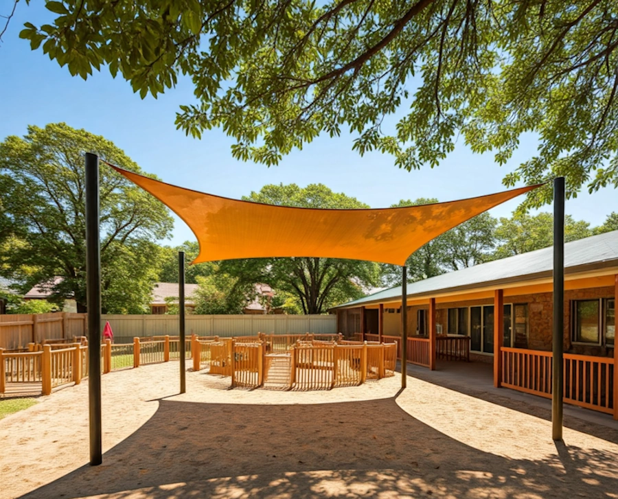 オーニングテントの設置例