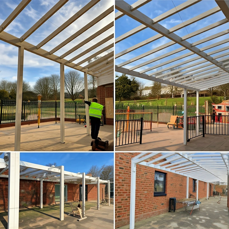 幼稚園・保育園のパーゴラテント