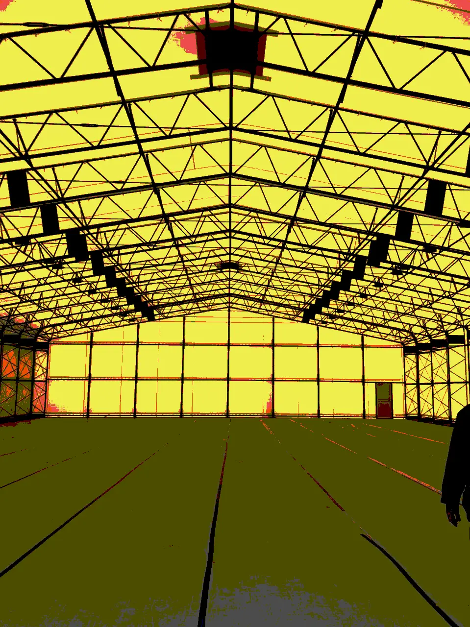 工業用テント 仮設吊天井膜